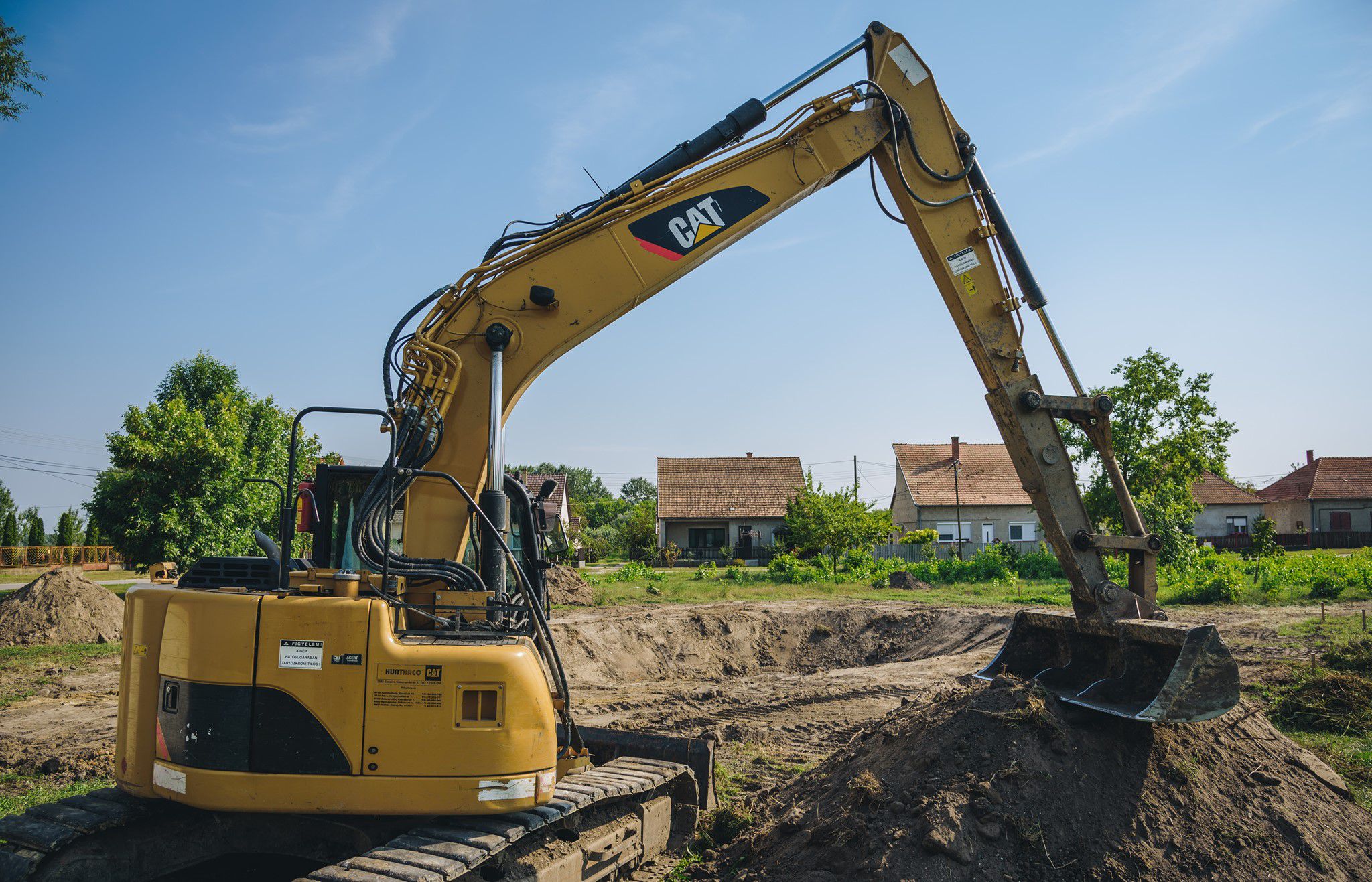 A markol&oacute; m&aacute;r a helysz&iacute;nen. 