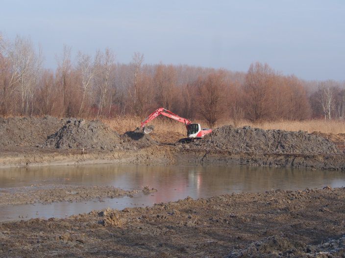 Lake construction works &ndash; January- February 2020