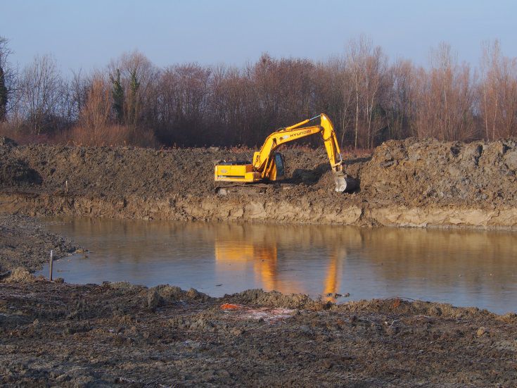Lake construction works &ndash; January- February 2020