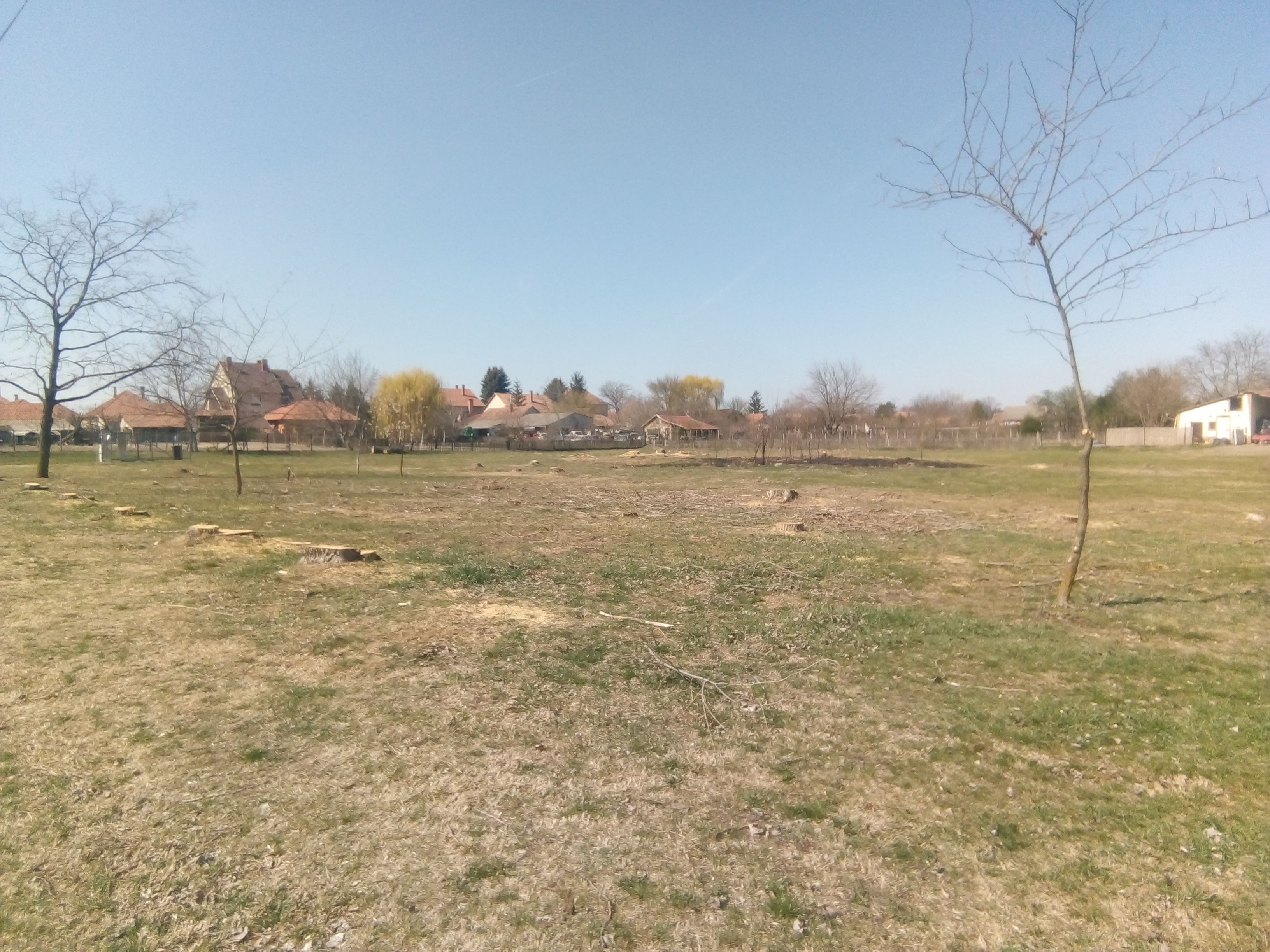 The are of the inland lake before the construction works (June 2019)